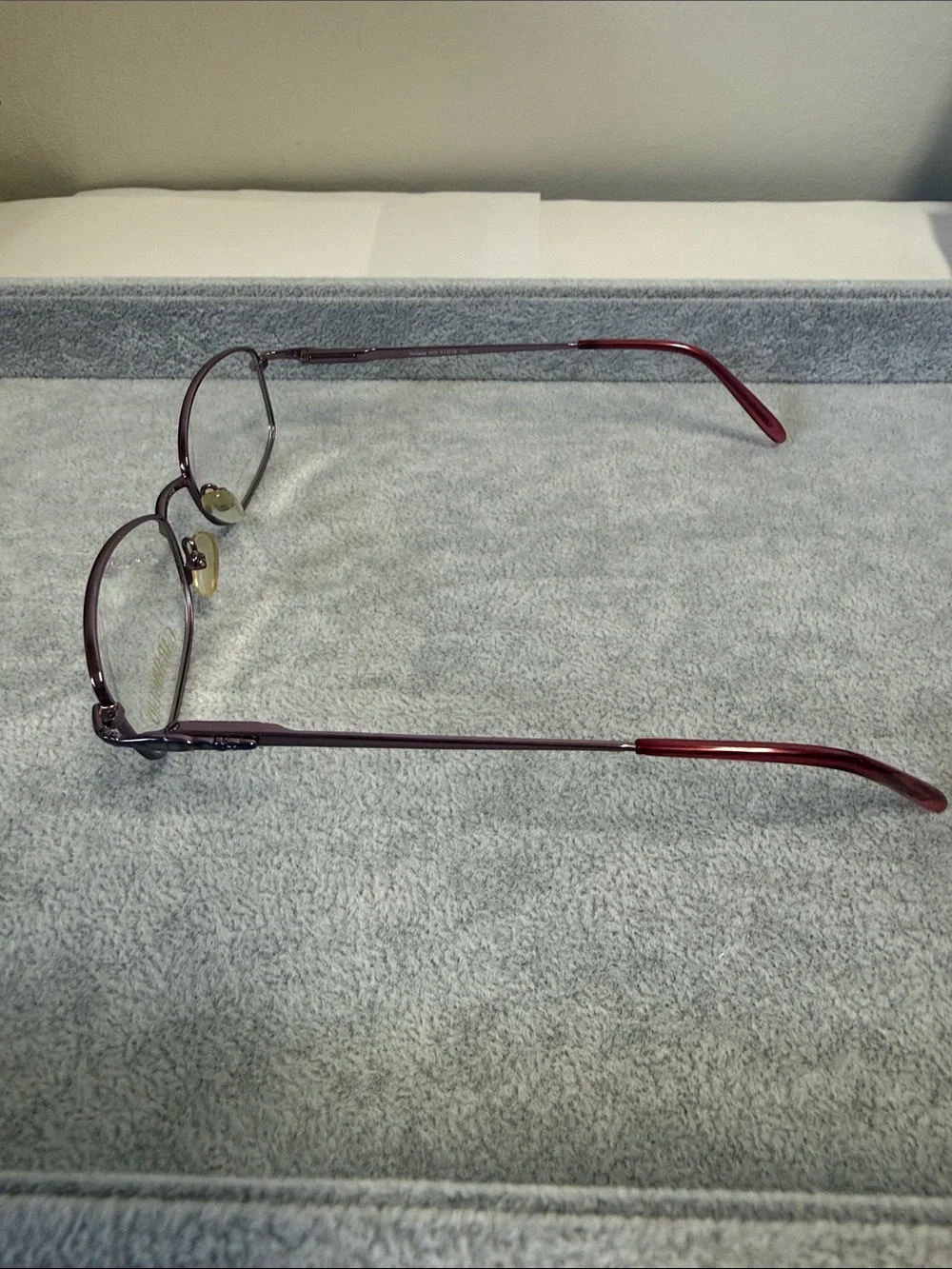 NWOT Vintage Caravaggio Natalia Women's Purple Metal Eyeglass Frame Eyesize 51